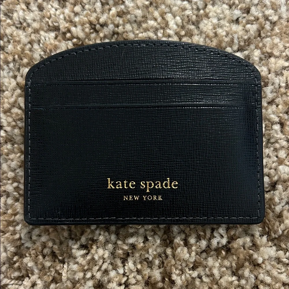 Kate spade Elephant Design Black Card Holder - Picture 2 of 6
